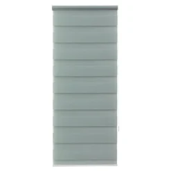 Store enrouleur jour / nuit sans perçage Elin 2 vert céladon l.40 x H.140cm Goodhome
