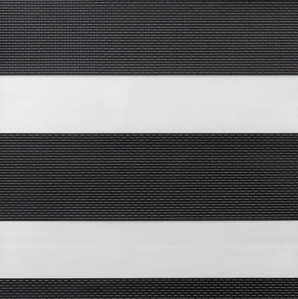 Store enrouleur jour / nuit sans perçage Keston noir l.80 x H.180cm Goodhome