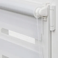 Store enrouleur jour / nuit blanc l.62 x H.190cm Madeco