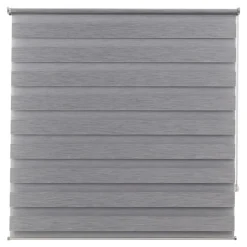 Store enrouleur jour / nuit sans perçage Brize gris chiné l.180 x H.240cm Goodhome
