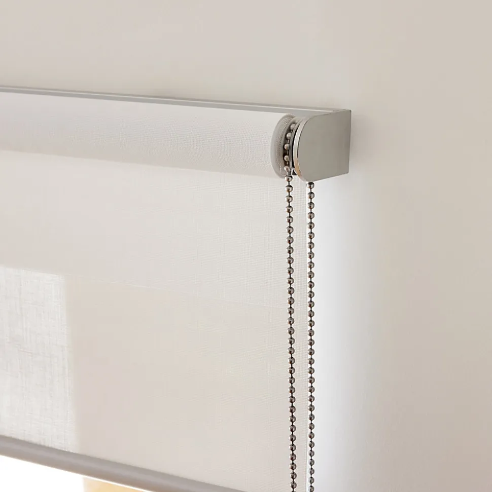 Store enrouleur jour / nuit sans perçage Brize gris chiné l.180 x H.240cm Goodhome