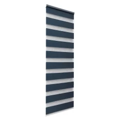 Store enrouleur jour / nuit sans perçage Elin 2 bleu l.40 x H.140cm Goodhome