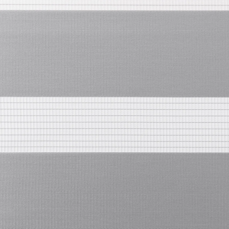 Store enrouleur jour / nuit sans perçage Elin 2 gris béton l.55 x H.180cm Goodhome