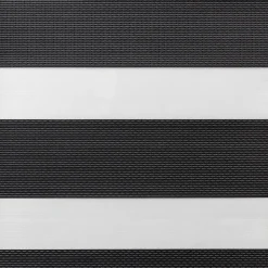 Store enrouleur jour / nuit sans perçage Keston noir l.60 x H.180cm Goodhome