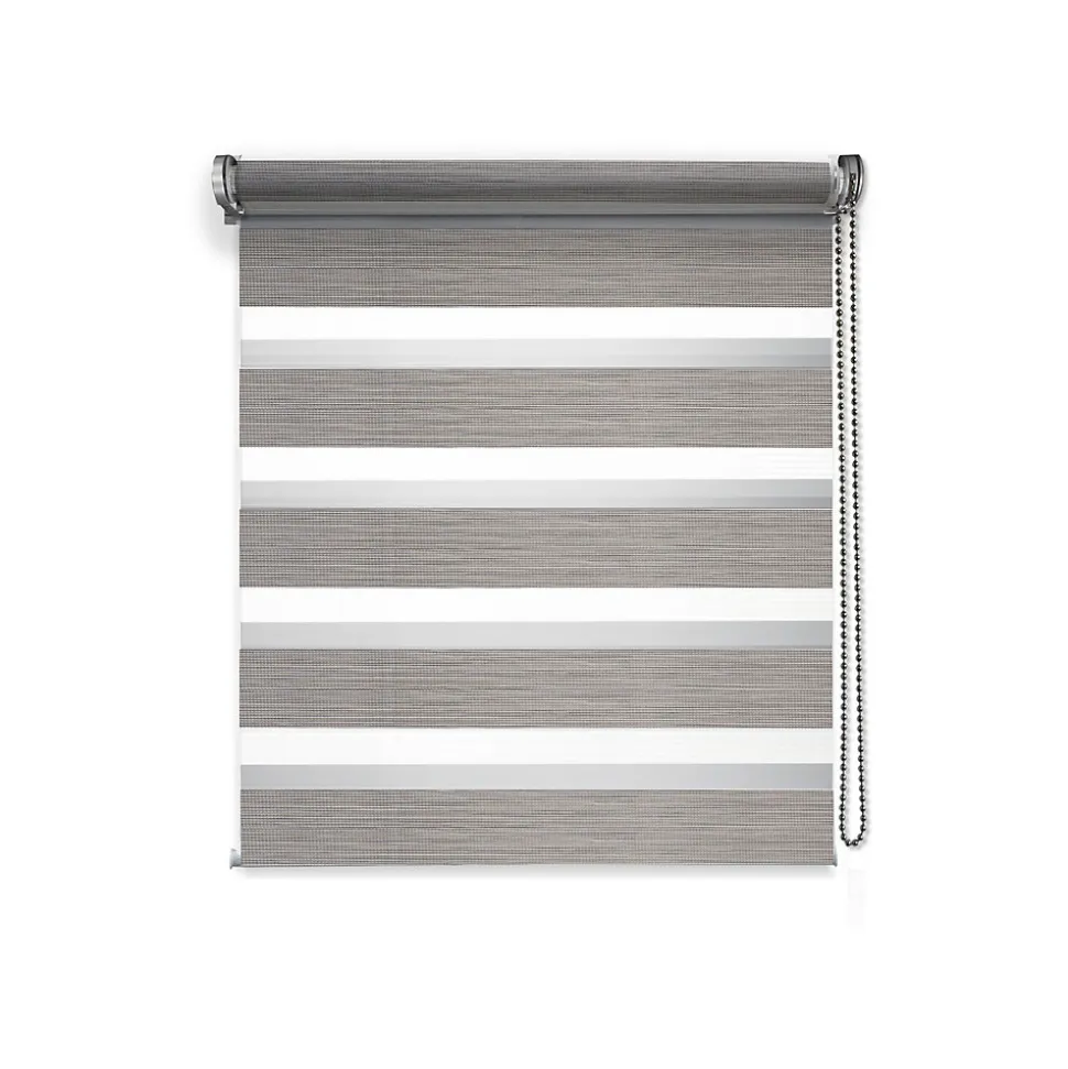 Store enrouleur jour / nuit Must gris l.37 x H.160cm Madeco