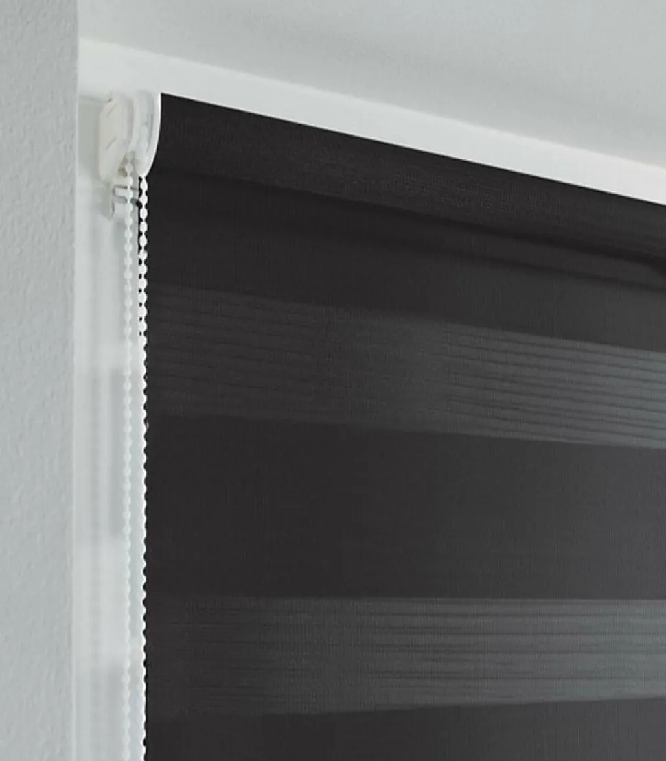 STORE ENROULEUR JOUR ET NUIT POLYESTER DAYNIGHT NOIR - 90x180cm - Noir