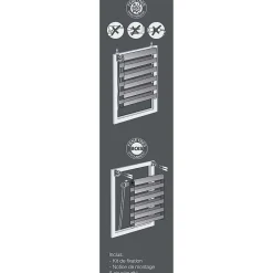 Store enrouleur jour et nuit 45 x 180 cm polyester daynight Taupe