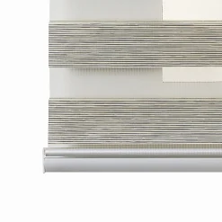 Store Enrouleur Jour Nuit Premium Finitions en Aluminium Beige 100 x 250 cm