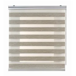 Store Enrouleur Jour Nuit Premium Finitions en Aluminium Beige 200 x 250 cm