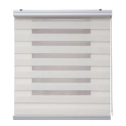 Store Enrouleur Jour Nuit Premium Finitions en Aluminium Lin 200 x 250 cm