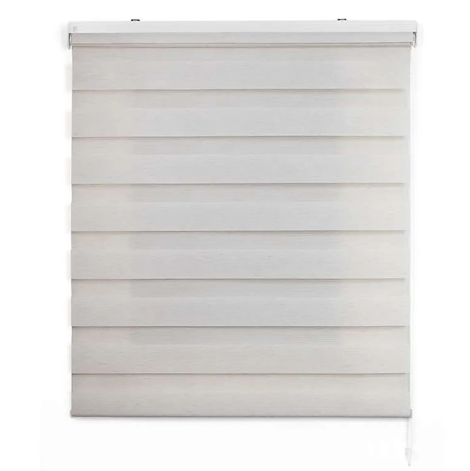 Store Enrouleur Jour Nuit Drop double tissage Lin 100 x 180 cm