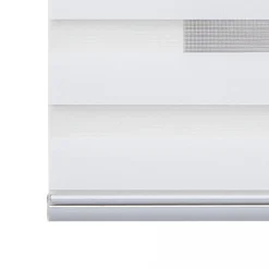 Store Enrouleur Jour Nuit Premium Finitions en Aluminium Blanc 160 x 250 cm