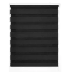 Store Enrouleur Jour Nuit Drop double tissage Gris 100 x 180 cm
