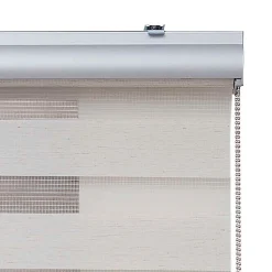 Store Enrouleur Jour Nuit Premium Finitions en Aluminium Lin 60 x 250 cm