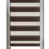 Store enrouleur jour/nuit (62x170 cm - Marron chocolat)