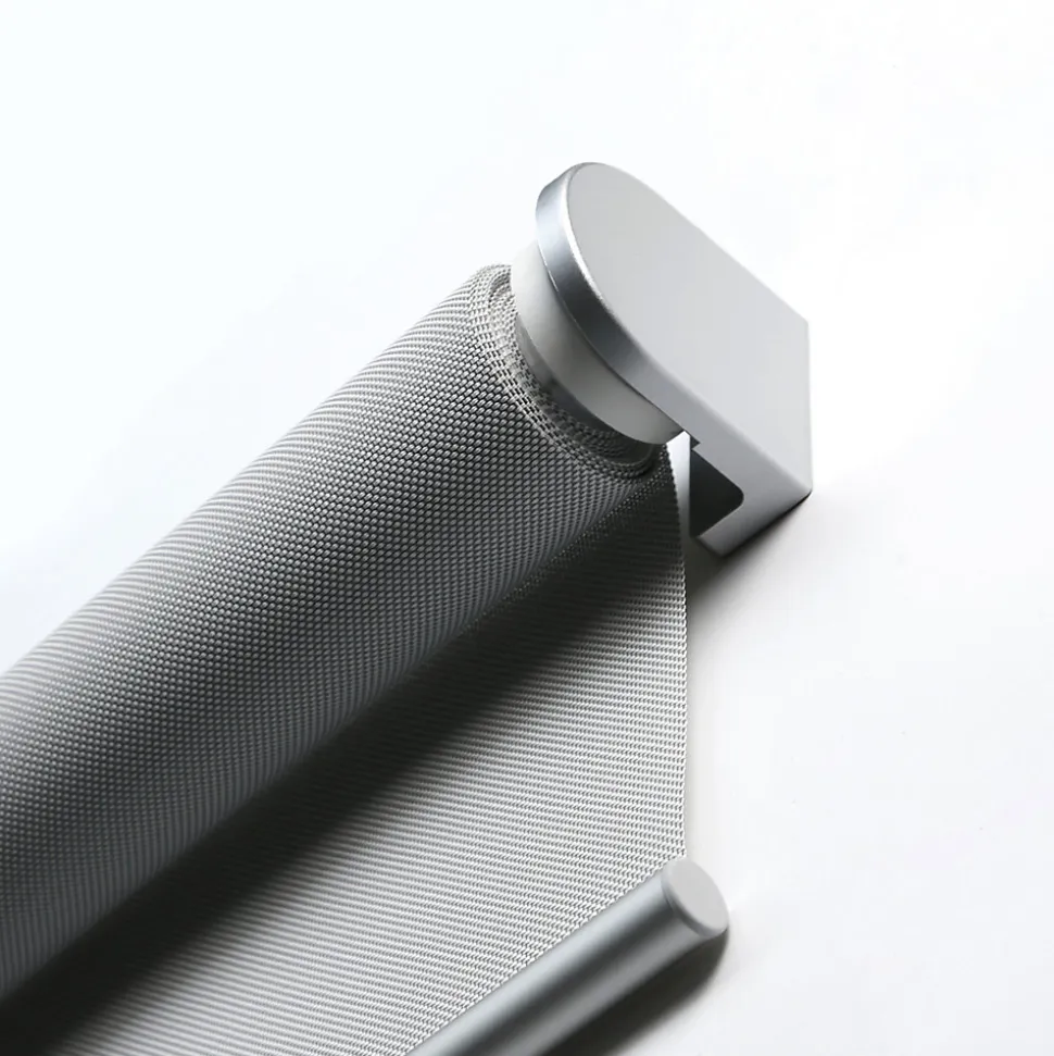 Store enrouleur motorisé thermique gris l.150 x H.250cm Madeco