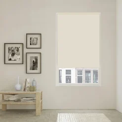 Store Enrouleur Occultant fixation sans perçage Ivoire 55 X 190cm , Viewtex