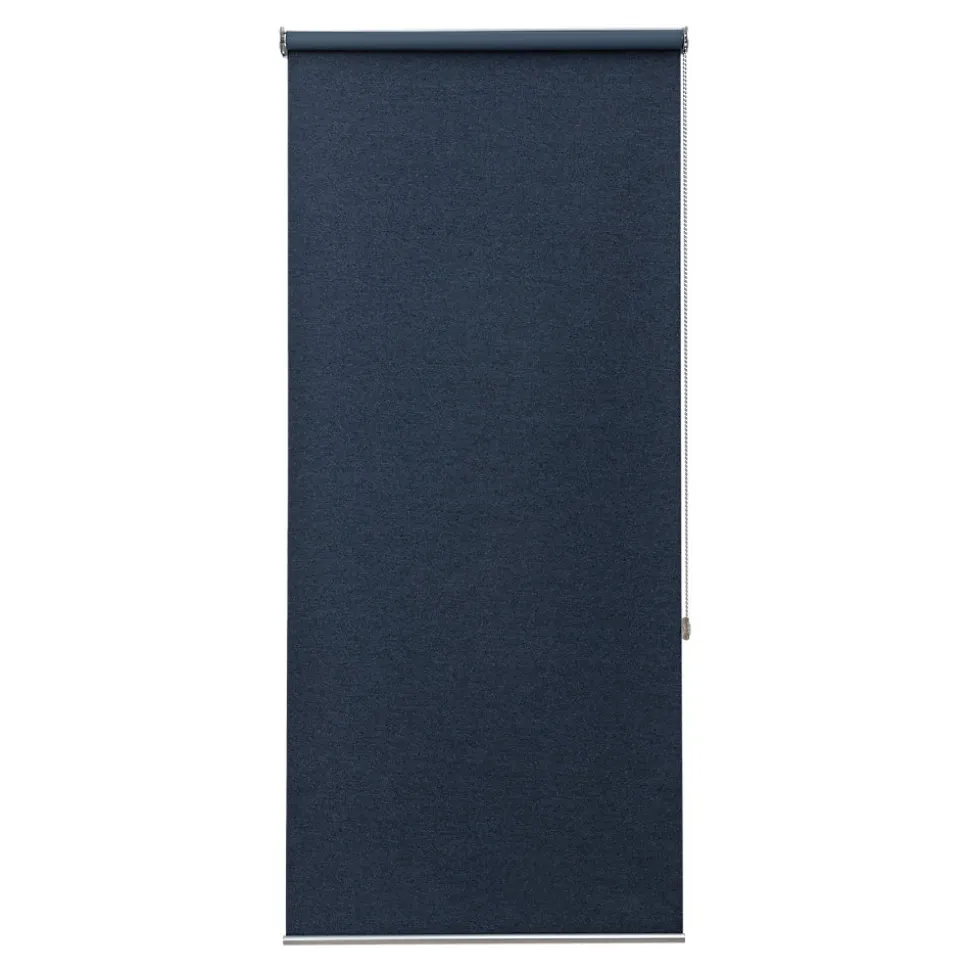 Store enrouleur occultant sans perçage Iwerne bleu marine l.75 x H.180cm Goodhome