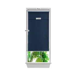 Store enrouleur occultant sans perçage Iwerne bleu marine l.75 x H.180cm Goodhome