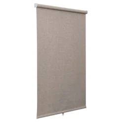 Store enrouleur occultant sans perçage Novan taupe l.90 x H.180cm Goodhome