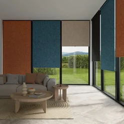 Store enrouleur occultant sans perçage Novan taupe l.90 x H.180cm Goodhome