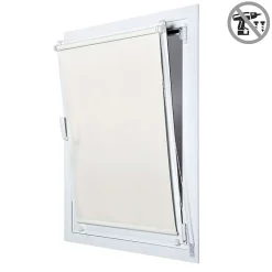 Store Enrouleur Occultant sans perçage EasyFix Écru 150 x 180 cm