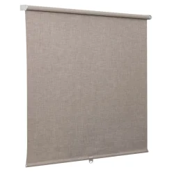 Store enrouleur occultant sans perçage Novan taupe l.160 x H.240cm Goodhome