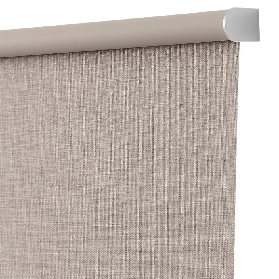 Store enrouleur occultant sans perçage Novan taupe l.160 x H.240cm Goodhome