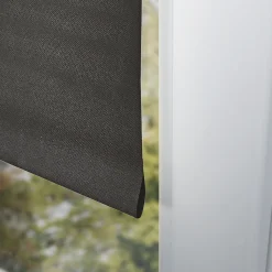 Store enrouleur occultant gris anthracite l.150 x H.250cm Madeco
