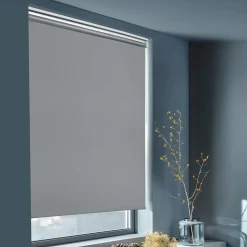 Store enrouleur occultant sans perçage Boreas 2 gris béton l.160 x H.240cm Goodhome