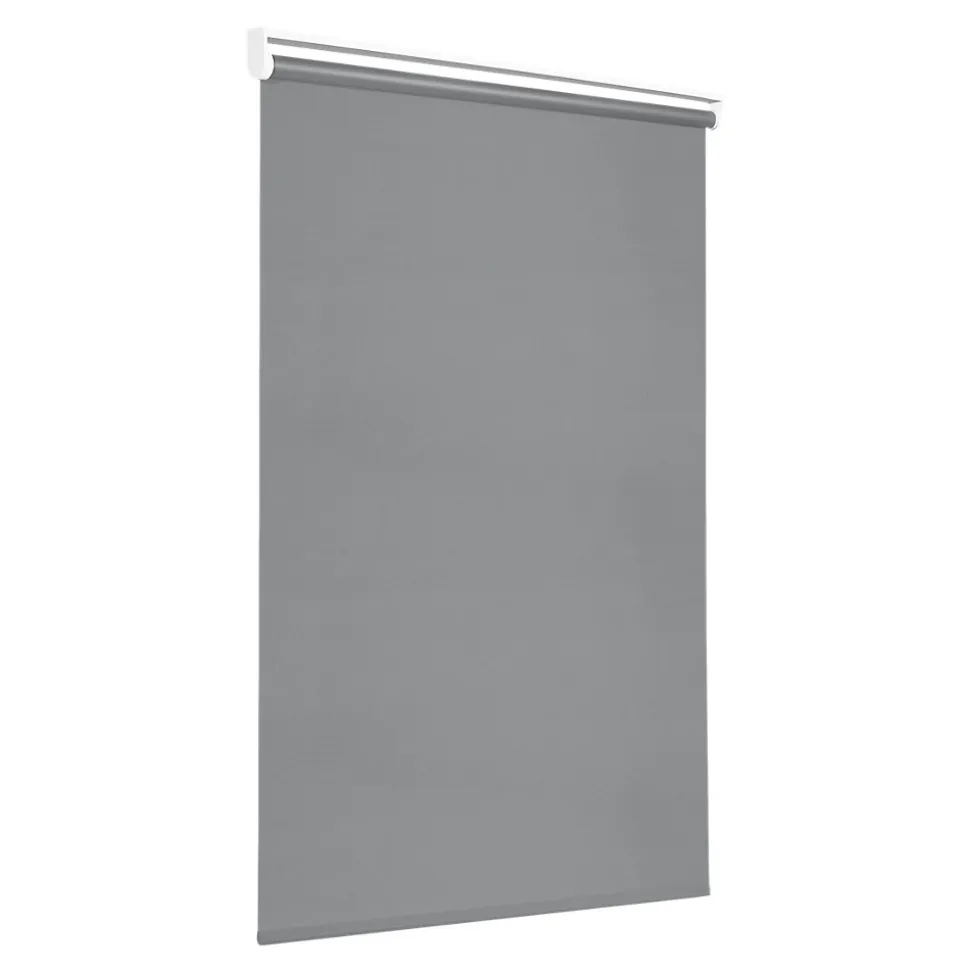 Store enrouleur occultant sans perçage Boreas 2 gris béton l.160 x H.240cm Goodhome