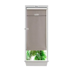 Store enrouleur occultant sans perçage Novan taupe l.55 x H.180cm Goodhome