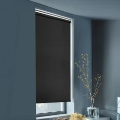 Store enrouleur occultant sans perçage Boreas 2 noir l.40 x H.140cm Goodhome