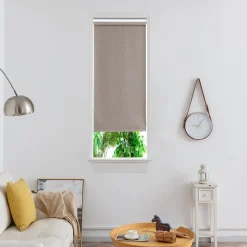 Store enrouleur occultant sans perçage Novan taupe l.45 x H.140cm Goodhome