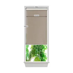 Store enrouleur occultant sans perçage Iwerne beige l.45 x H.140cm Goodhome