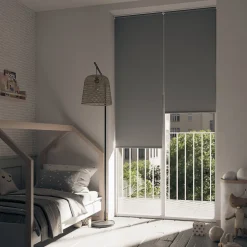 Store enrouleur occultant sans perçage Boreas 2 gris béton l.60 x H.240cm Goodhome
