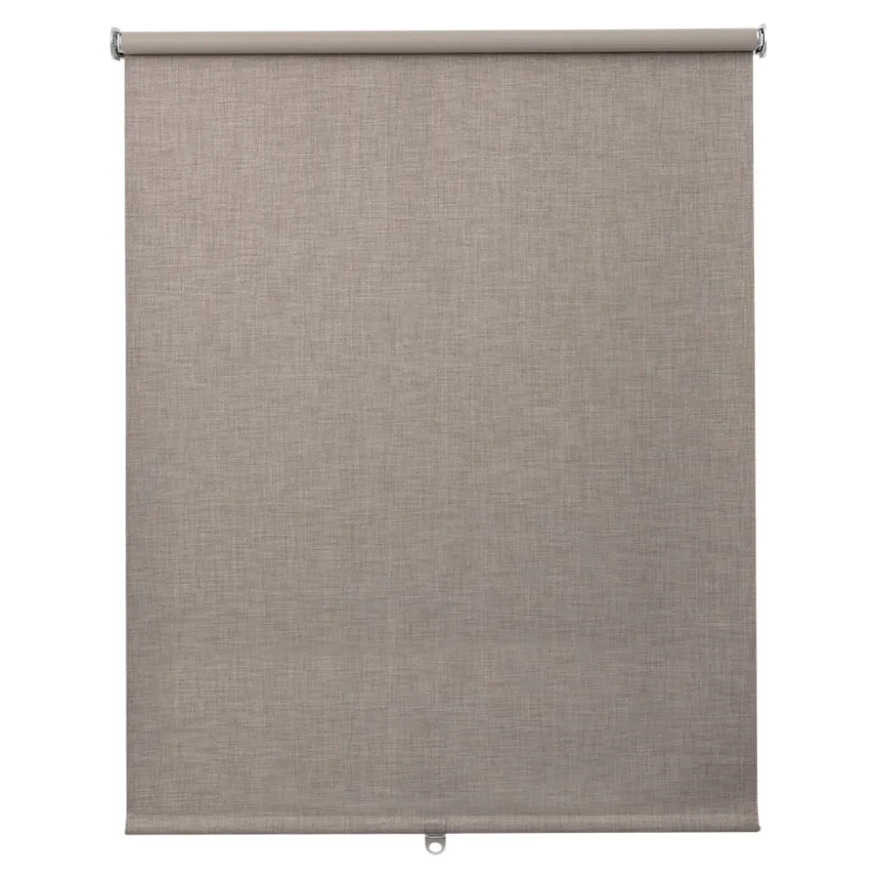 Store enrouleur occultant sans perçage Novan taupe l.120 x H.180cm Goodhome
