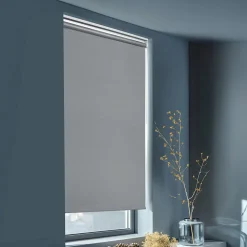 Store enrouleur occultant sans perçage Boreas 2 gris béton l.55 x H.180cm Goodhome