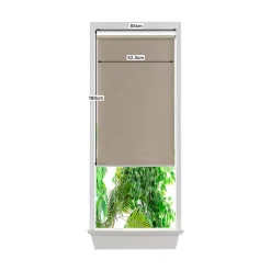 Store enrouleur occultant sans perçage Iwerne beige l.55 x H.180cm Goodhome