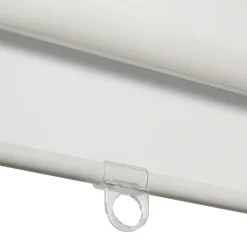 Store enrouleur occultant Blanc à ressort avec coffre 90 X 190cm , Viewtex