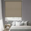 Store enrouleur occultant taupe l.60 x H.190 cm Madeco