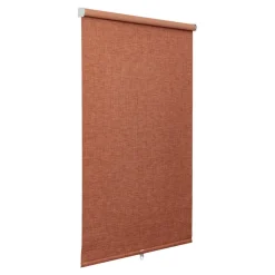 Store enrouleur occultant sans perçage Novan terracotta l.90 x H.180cm Goodhome