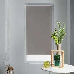 Store Enrouleur Occultant Uni et Coloré (60x180 cm - Taupe)