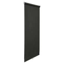 Store enrouleur occultant sans perçage Novan noir l.40 x H.140cm Goodhome