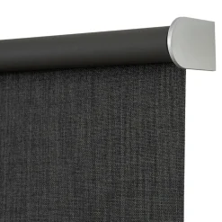 Store enrouleur occultant sans perçage Novan noir l.40 x H.140cm Goodhome