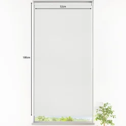 Store enrouleur occultant sans perçage Boreas 2 blanc l.55 x H.180cm Goodhome