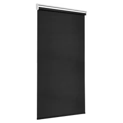 Store enrouleur occultant sans perçage Boreas 2 noir l.90 x H.180cm Goodhome