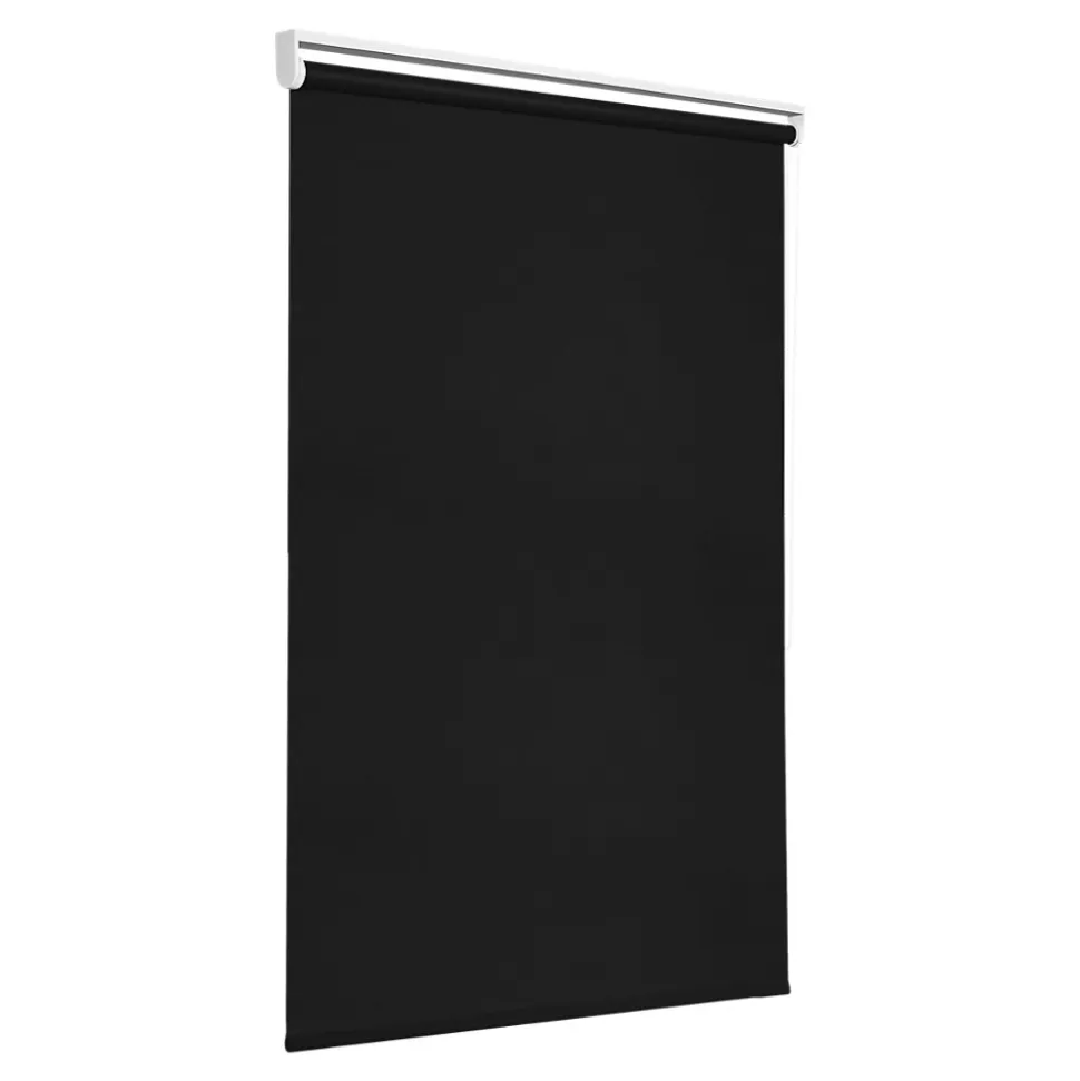 Store enrouleur occultant sans perçage Boreas 2 noir l.160 x H.240cm Goodhome