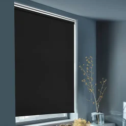 Store enrouleur occultant sans perçage Boreas 2 noir l.160 x H.240cm Goodhome