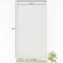 Store enrouleur occultant sans perçage Boreas 2 blanc l.60 x H.180cm Goodhome